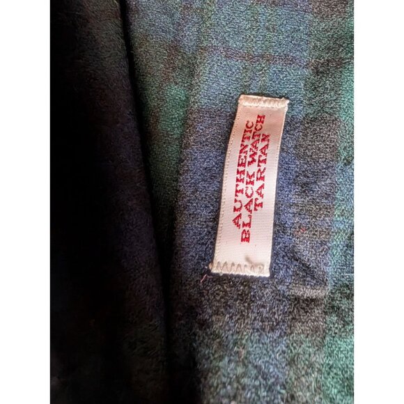 Pendleton Black Green Tartan Wool Shirt XL - Authentic Plaid Button-Up With Pock - Picture 3 of 6